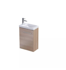 Szafka z umywalką 40 dąb urban jasny Geo Oristo (KI01-ZD1D-40-81)