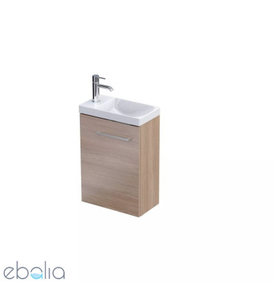 Szafka z umywalką 40 dąb urban jasny Geo Oristo (KI01-ZD1D-40-81)
