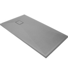 Brodzik granitowy prostokątny 140x70 cm szary metalik Correo Deante (KQR S77B)