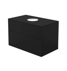 Szafka umywalkowa z blatem 80 Nero Prizma Deante (SDI NB81)