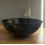 Umywalka nablatowa Stella Black Marble Brush Rea (REA-U9086)