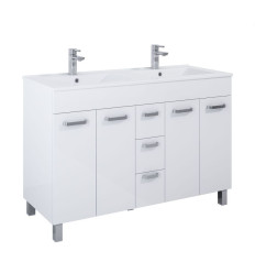 Szafka z umywalką 120 Biały połysk Sunn Elita (RE169196008060)