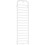 Grzejnik łazienkowy - wysokość 157 cm bianco Silia Deante (AGI AG51)