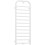 Grzejnik łazienkowy - wysokość 121 cm bianco Silia Deante (AGI AG41)