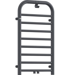 Grzejnik łazienkowy - wysokość 85 cm titanium Silia Deante (AGI DG31