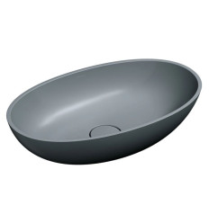 Umywalka nablatowa SHELL M+ ash grey Omnires (SHELLUNAG)