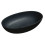 Umywalka nablatowa SHELL M+ black lava Omnires (SHELLUNBLV)