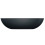 Umywalka nablatowa SHELL M+ black lava Omnires (SHELLUNBLV)