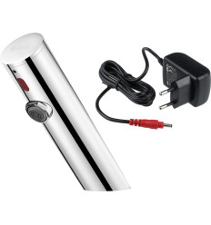 Bateria umywalkowa bezdotykowa bez regulacji temperatury - 230/6V stal polerowana Sense Deante (BQR P28V)