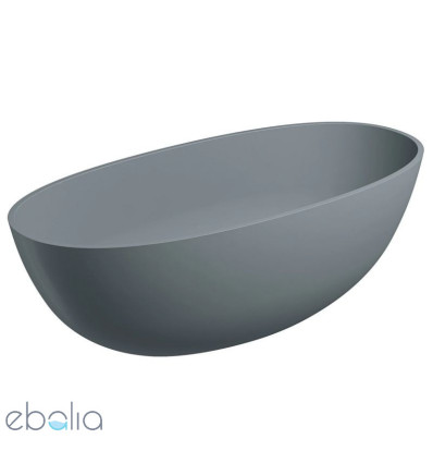 Wanna wolnostojąca 160 x 75 cm SHELL M+ ash grey Omnires (SHELLWWAG)