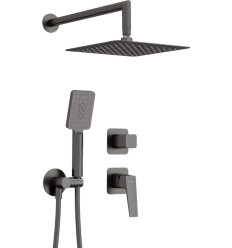 Zestaw prysznicowy podtynkowy Titanium Blur Deante (NQL D9YK)