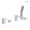Bateria nawannowa 4-otworowa chrom Hadsel Oltens (34203100)