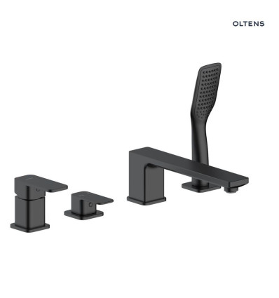 Bateria nawannowa 4-otworowa czarny mat Hadsel Oltens (34203300)