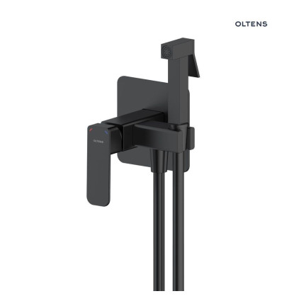 Bateria bidetowa podtynkowa czarny mat Hadsel Oltens (31101300)