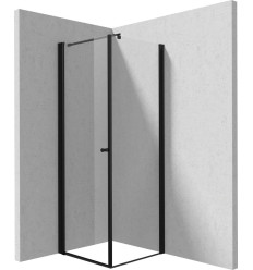 Kabina prysznicowa kwadratowa 90x90 cm czarna Kerria Plus Deante (KKNNW09S09)