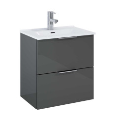 Szafka z umywalką 50 Street Plus anthracite Elita (166285)