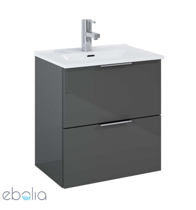 Szafka z umywalką 50 Street Plus anthracite Elita (166285)