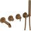 Bateria wannowa 4-otworowa podtynkowa Deante Silia (BQS C18P)
