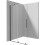 Ścianka prysznicowa walk-in 140 cm - przesuwna titanium Prizma Deante (KTJ D34R)