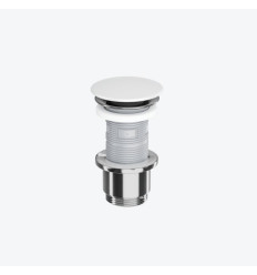 Korek klik-klak Design chrom/biały mat Excellent (ARIN.1485.K.01.WHMCR)