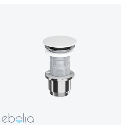 Korek klik-klak Design chrom/biały mat Excellent (ARIN.1485.K.01.WHMCR)