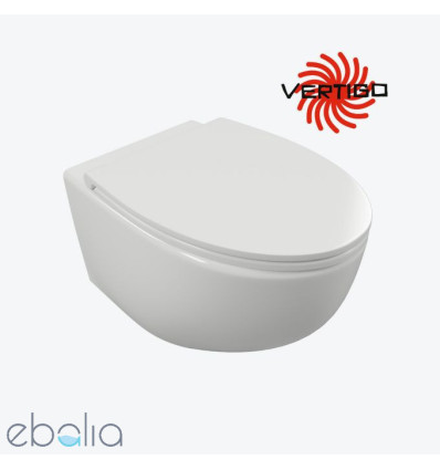 Miska WC wisząca z deską Bull Vertigo Excellent (CESD.WCGLLSV.K.WH)