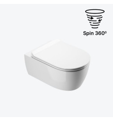 Miska WC wisząca z deską Doto D Spin 360 Excellent (CEEX.1403.545.WH)