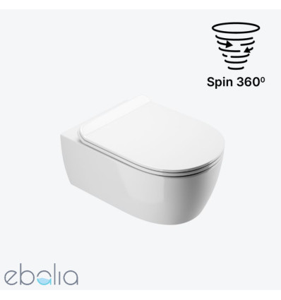 Miska WC wisząca z deską Doto D Spin 360 Excellent (CEEX.1403.545.WH)
