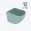 Miska WC wisząca z deską Luqa Spin 360 mint blue mat Excellent (CEAC.6403.K.6405.480.MBM)