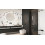 Lustro łazienkowe 100 cm LED mata grzewcza, Corido czarny mat Excellent (DOEX.CO100.BL)