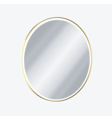 Lustro łazienkowe 100 cm LED mata grzewcza, Corido złoty połysk Excellent (DOEX.CO100.GL)