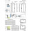 Kabina prysznicowa 100x70 Idea 8 KDJ Radaway (10340520-01-01L + 10350453-01-01 + 10360070-01-01R)
