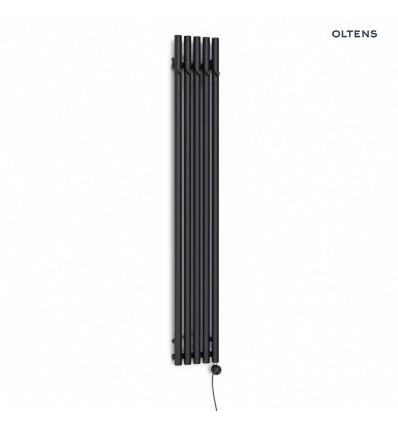 Grzejnik łazienkowy 180x26 elektryczny czarny mat Stang (e) Oltens (55117300)