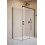 Kabina prysznicowa 100x70 Idea 8 Black KDJ Radaway (10340520-54-01R + 10350453-01-01 + 10360070-01-01L)