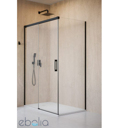 Kabina prysznicowa 100x70 Idea 8 Black KDJ Radaway (10340520-54-01L + 10350453-01-01 + 103600070-01-01R)