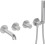 Bateria wannowa 4-otworowa podtynkowa Deante Silia Hexa (BHS F18P)