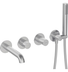Bateria wannowa 4-otworowa podtynkowa Deante Silia Hexa (BHS F18P)