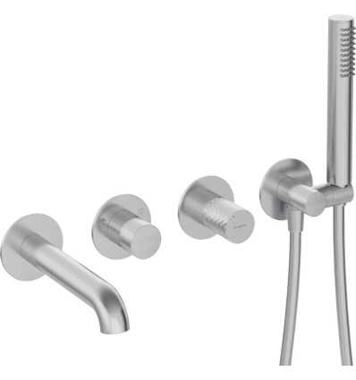 Bateria wannowa 4-otworowa podtynkowa Deante Silia Hexa (BHS F18P)