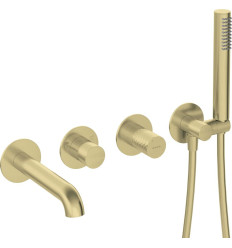 Bateria wannowa 4-otworowa podtynkowa Deante Silia Hexa (BHS R18P)