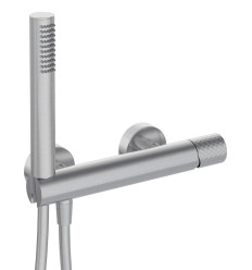 Bateria prysznicowa z zestawem prysznicowym Deante Silia Hexa (BHS F41M)