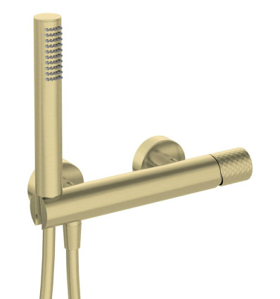 Bateria prysznicowa z zestawem prysznicowym Deante Silia Hexa (BHS R41M)