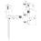 Bateria wannowa z zestawem prysznicowym Deante Silia Hexa (BHS R11M)