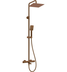 Deszczownica z baterią wannową termostatyczną Deante Therm (NAC C1HT)