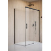Kabina prysznicowa 160x70 Idea 8 Black KDJ Radaway (10340820-54-01R + 10350753-01-01 + 10360070-01-01L)