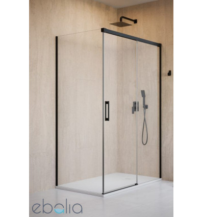 Kabina prysznicowa 160x70 Idea 8 Black KDJ Radaway (10340820-54-01R + 10350753-01-01 + 10360070-01-01L)