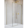 Kabina prysznicowa 100x70 Idea 8 Brushed Gold KDJ Radaway (10340520-99-01R + 10350453-01-01 + 10360070-01-01L)