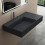 Umywalka nablatowa 90 Archi Grey Matt Rea (REA-U4304)