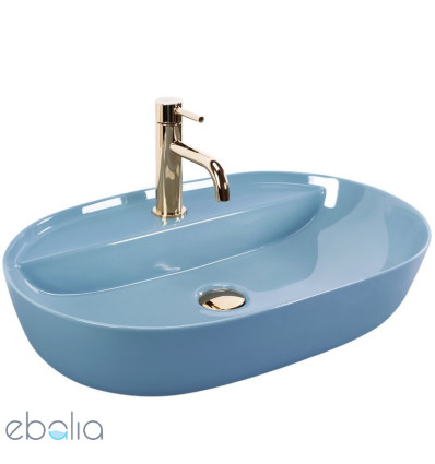 Umywalka nablatowa 60 Aura L. Blue Shiny Rea (REA-U6618)