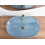 Umywalka nablatowa 60 Aura L. Blue Shiny Rea (REA-U6618)