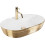 Umywalka nablatowa 60 Aura Brush Gold/White Rea (REA-U6900)